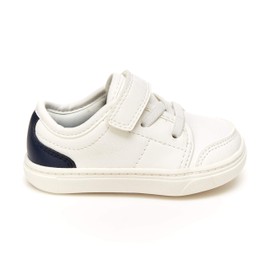 Simple Joys by Carter's Baby Jesse Sneaker, White/Blue, 6 US Unisex Infant