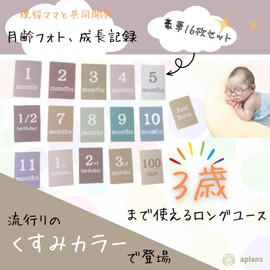 aplans Monthly Photo Monthly Card Baby Age Photo Goods Maternity Photo Newborn Photo Monthly Photo