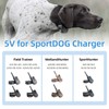 Fesasn 5V Charger for SportDOG Dog Remote Trainer, Field Trainer,