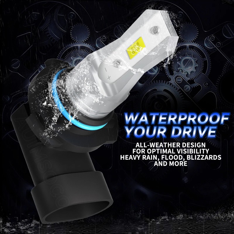 AUIMSOCO For Toyota Highlander 2004-2007 LED Headlight High Low Beam