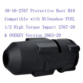 49-16-2767 Protective Boot M18 Compatible with Milwaukee FUEL 1/2 High Torque Impact 2767-20 & ONEKEY Version 2863-20