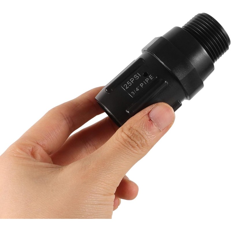 2 Piezas Adaptador de Grifo Plástico 3/4bsp 25psi, para Fregadero