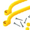 Baoblaze 2Pcs Playground Accessories, Playhouse Grab Handle Bars, with Screws,