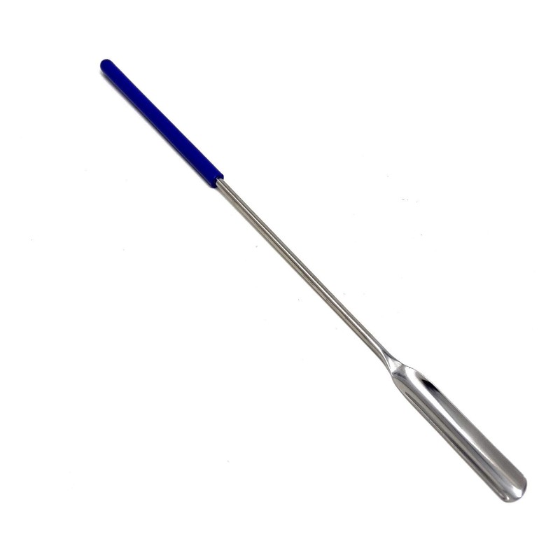 A2Z-VL003 Stainless Steel Micro Lab Scoop Half Rounded Spoon Spatula