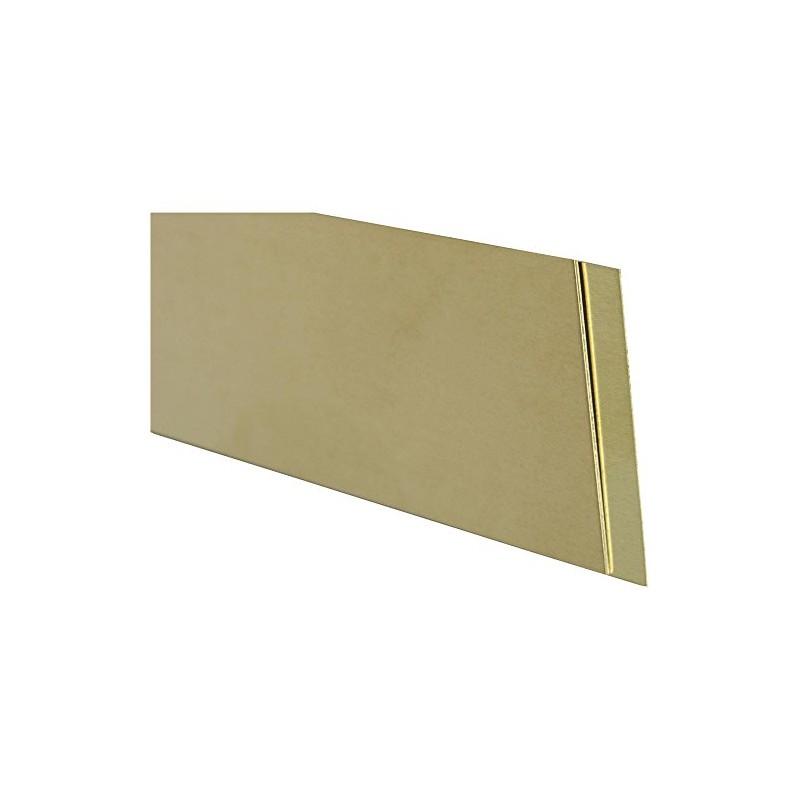 K&S Precision Metals Brass Strip 8240 – 0.032" Thick x