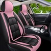 2-Piece Universal Front Car Seat Covers – Full-Cover Artificial Leather