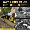 Mini Chainsaw Cordless 6 Inch, Portable Electric Chainsaw, Brushless Handheld