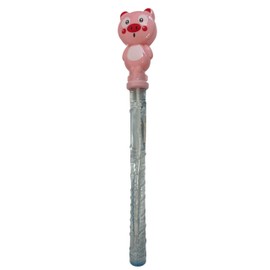 10 Pack Bubbly Wand Pink Pig, Enjoy 100% Safe, Non Toxic and Eco Friendly Fun, Perfect for Kids and Pets, Indoors or Outdoors, 14.3 in, Wand for Giant Bubbles and Endless Entertainment, Bulk, Pink
