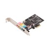 PCIe Sound Card,6 Channels Stereo Desktop Audio Signal Conversion Hardware,CMI8738