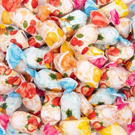 Arcor Fruit Filled Hard Candy | 2 Pound Bulk Bag | Assorted Fruit Flavors | Individually Wrapped Bon Bons Candy for Office and Parties | Orange, Cherry, Lemon, Strawberry, Pineapple
