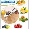 Manual Citrus Juicer, Stainless Steel Lemon Squeezer, Heavy Duty Hand