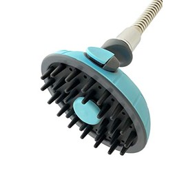 Wahl Canada Pet Massaging Shower Head w/Shampoo Dispenser, Pet Massaging Shower Head, Adjustable Massage & Combing Shower Head for Dogs & Puppies, 4 Hose Adaptors W/Water Control Button - Model 59798