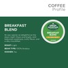 Green Mountain Coffee Keurig Single-Serve K-Cup Pods, Breakfast Blend Light
