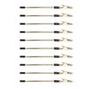 10Pcs Metal Memo Clips Gold Color Electroplated Safe Light Strong