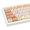 COOMICKEY PBT Keycaps 134 Keys Anime Animals Keycaps Dye-Sublimation Cute