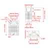 3D Printer Heating Block Hotend Kit Extruder Hot End Nozzle