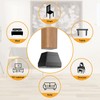24 PCS Square Chair Leg Floor Protectors, Silicone Furniture Pads
