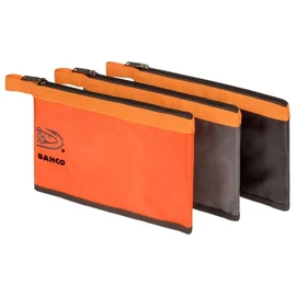 Bahco 4750FB7-02 3 Pocket Storage Zipper Pouch Bag Case – Large