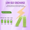 Teneyuuo 8 Pack 1.2V Ni-MH 2/3AAA 200mAh Rechargeable Batteries for