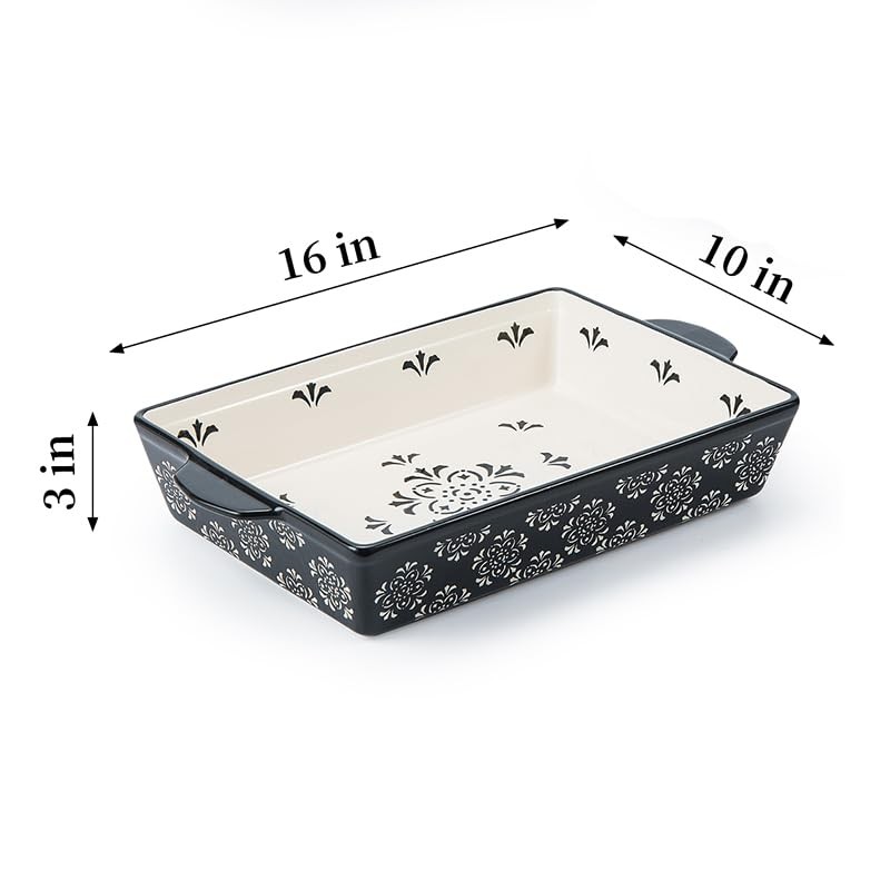 Sagoskat Casserole Dish Baking Dish Ceramic Baking Pan, 9x13 Baking