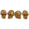 Temzzer Skull Air Tire Valve Caps 4PCS Car Tyre Air