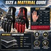 Motorcycle Riding Gloves for Men and Women – Touchscreen, Water-Resistant