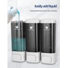 Chuangdian Wall Mounted Soap Dispenser White 320ml x 2 Chambers