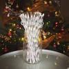 24 PCS Bachelorette Straws Diamond Ring BacheloretteParty Decorations Straws Set