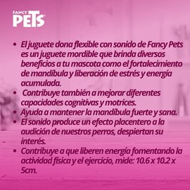 Fancy Pets Juguete Dona Sound Tamaño Chico para Perro