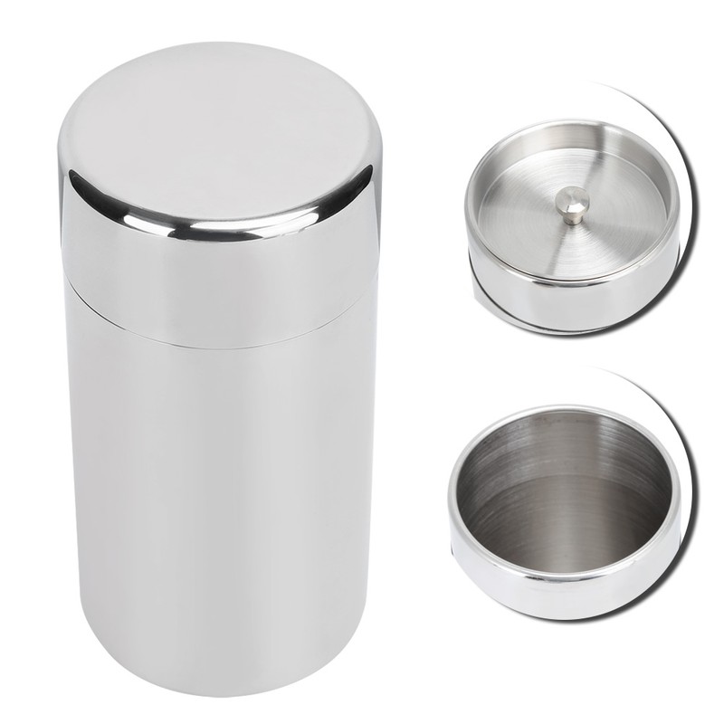 Portable 304 Stainless Steel Sealed Tea Leaf Storage Jar Canister