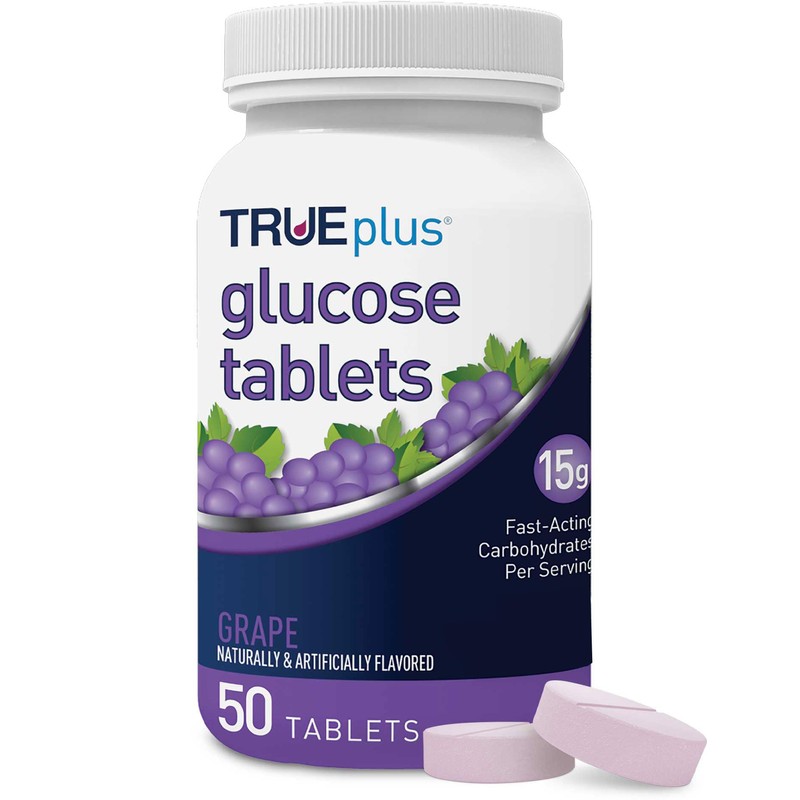 TRUEplus® Glucose Tablets, Grape Flavor - 50ct Bottle – 3