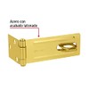 Hermex POCL-450, Portacandado de acero latonado 4 1/2"