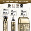 IsoLytrin Electric Shaver Razor，T-Blade Beard Trimmer Nose Hair Trimmer Shaver