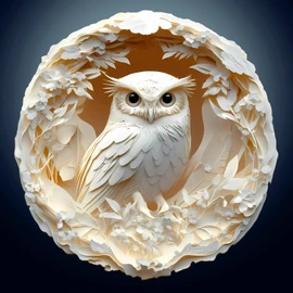 Wooden Puzzles for Adults - Paper Carved Owl Wooden Jigsaw Puzzle - Unique Shape 3D Vision Wood Puzzles Adult - Christmas Birthday Gifts for Adults/Friends/Family - 200pcs 11.4 * 11.2in
