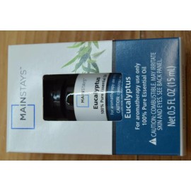 Mainstays Eucalyptus Essential Oil .5 Fl Oz, 100% Pure Aromatherapy Diffuser Oil