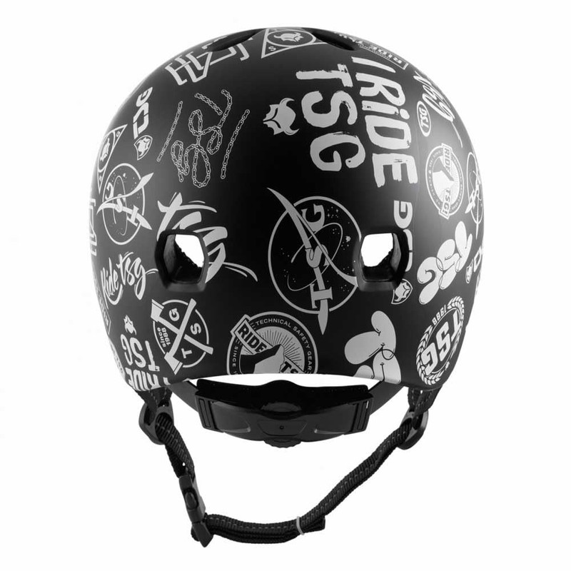 TSG Meta Graphic Design Children's Helmet Black/White