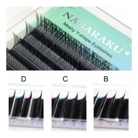 Nagaraku Extensiónes De Pestañas 1x1 Nagaraku Yy 8-15mm Mix Blister