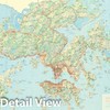 Historic Map : Map of Hong Kong Kowloon and The