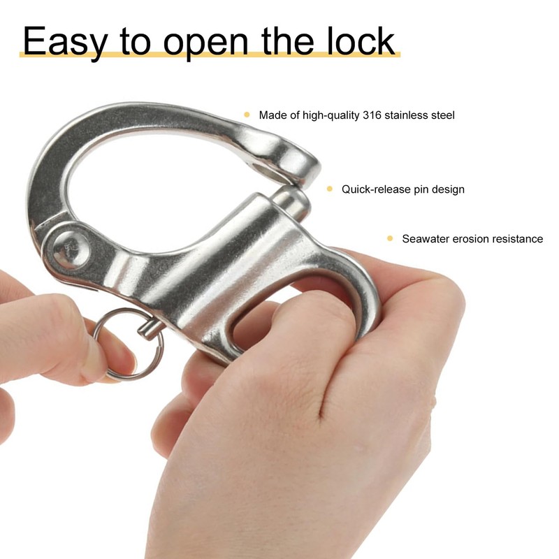 Firefighter SCBA Mask Quick Release Shackle, Genuine Leather Firefighter Mask