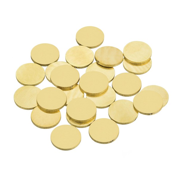 MECCANIXITY 24 Pcs Brass Stamping Blank, 12mm/0.5" Round Metal Blank