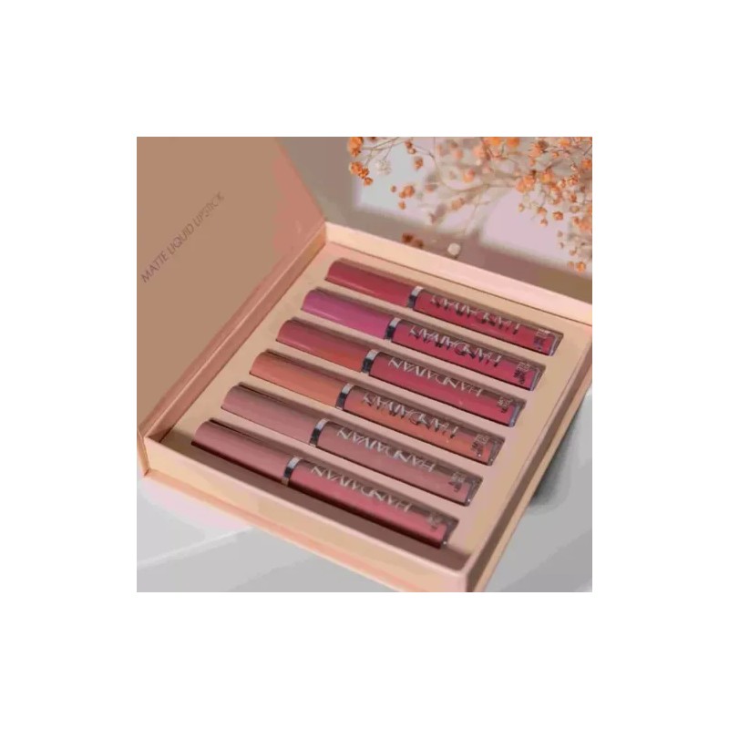 Labiales Mate Liquido Larga Duración A Prueba De Agua