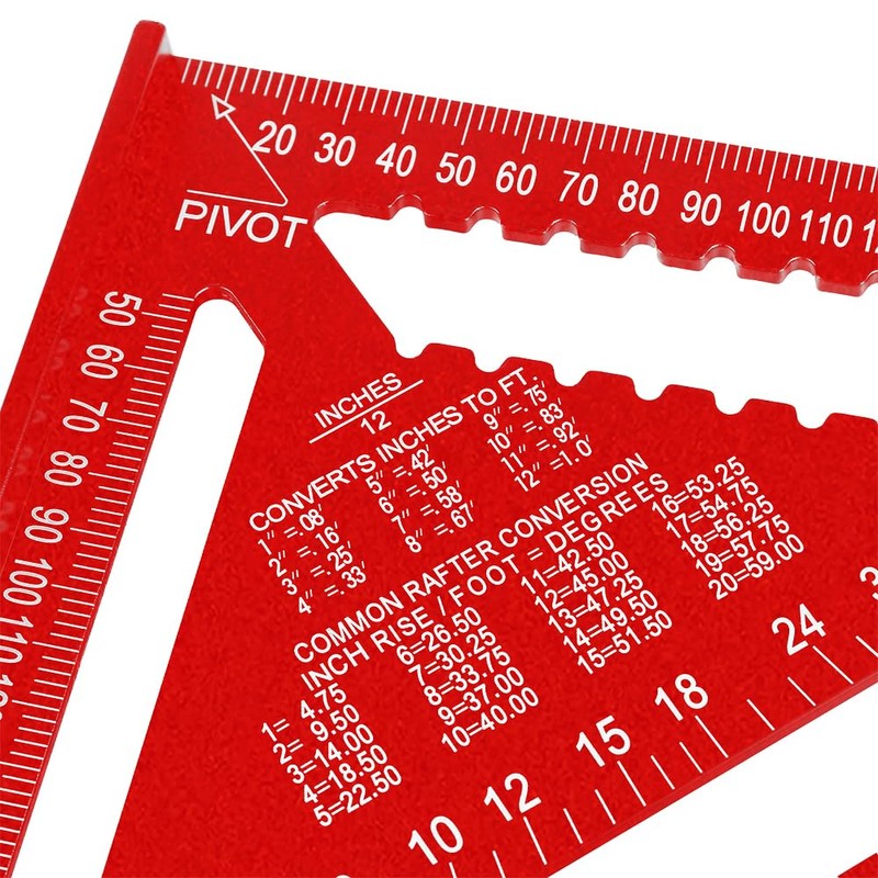Beslands Rafter Square Metric 12 inch & 7 inch Set