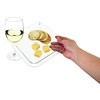 True Clear Appetizer Cocktail Plate Clear Set of 1