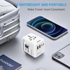 Hichain Worldwide Travel Adapter, 70 W International Socket Adapter, Travel