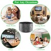lizimandu Round Leather Art Supply Organizer,Remote Control Holder,360 Degree Spinning,Multi-Functional