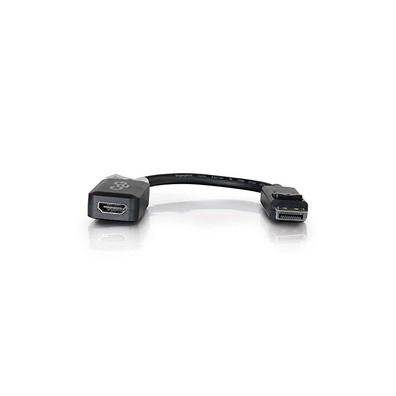 C2G 20cm DisplayPort Male to HDMI Female Adapter Converter -