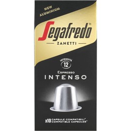 Segafredo Zanetti - 100 Nespresso® * Compatible Capsules, Intenso Coffee, Full and Persistent Taste - 10 Boxes of 10 Capsules