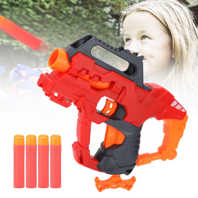 Kids CS Blaster Weapon Toy 10m Transmitter Soft Darts Birthday