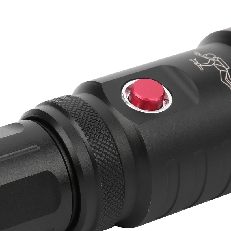 XHP70 Fixedfocus Strong Brightness Waterproof Flashlight Amphibious Diving Torch