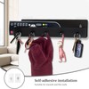 Echehi 5 Hooks Metal Key Holder with Shelf, 3 Way